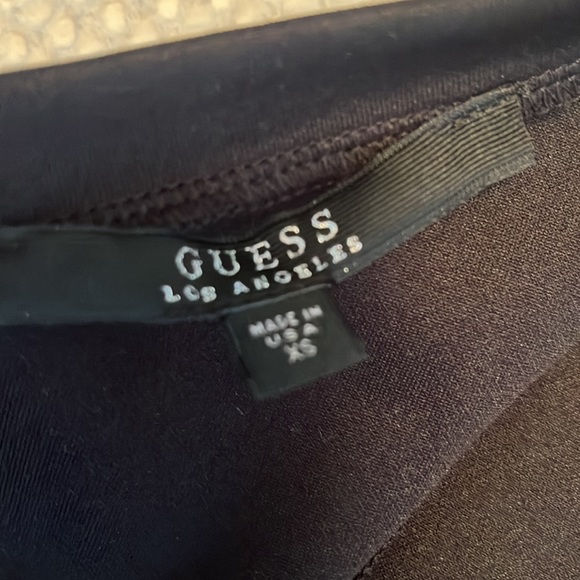 Guess Black Peplum Top - Picture 8 of 9